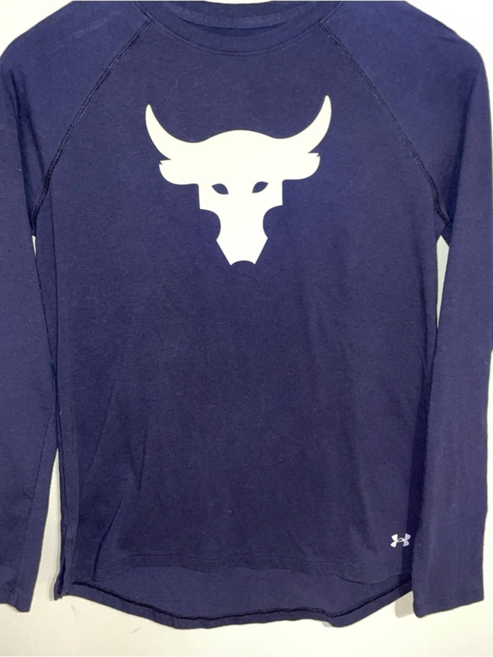 Under Armour Men’s Black Long-Sleeve Logo Sweatshirt